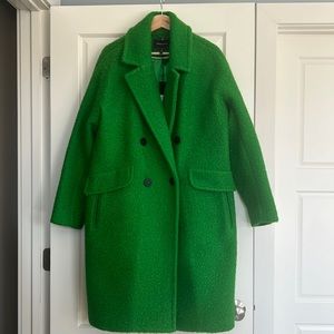 BCBG Women's Double-Breasted Bouclé Walker Coat